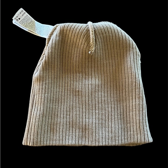 Forever 21 Core Accessories Ribbed Beanie Hat In Khaki Color - Picture 3 of 7